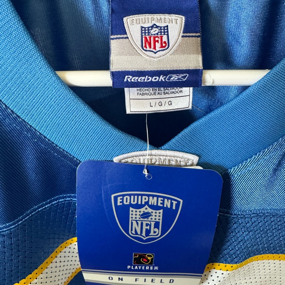 Reebok NFL Blue and Yellow Jersey
